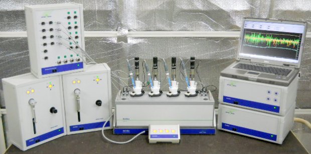 RB04-50DS MultiMax 4-Place 50mL Fermentor/Bioreactor System